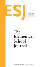 front cover of The Elementary School Journal, volume 124 number 3 (March 2024)