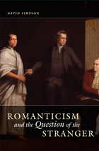 front cover of Romanticism and the Question of the Stranger