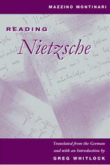 front cover of Reading Nietzsche