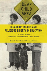 front cover of Disability Rights and Religious Liberty in Education