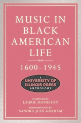 front cover of Music in Black American Life, 1600-1945