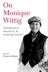 front cover of On Monique Wittig
