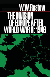front cover of The Division of Europe after World War II