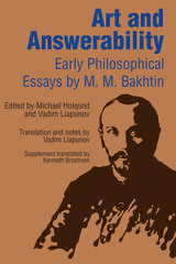 front cover of Art and Answerability