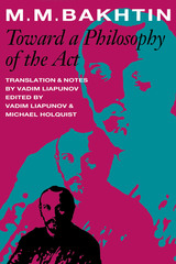 front cover of Toward a Philosophy of the Act