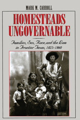 front cover of Homesteads Ungovernable