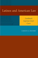 front cover of Latinos and American Law