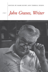 front cover of John Graves, Writer
