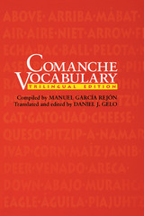 front cover of Comanche Vocabulary