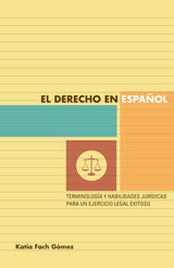 front cover of El derecho en español
