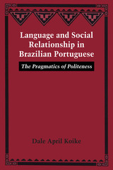 front cover of Language and Social Relationship in Brazilian Portuguese