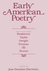 front cover of Early American Poetry