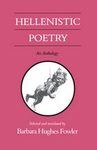 front cover of Hellenistic Poetry