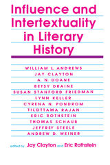front cover of Influence and Intertextuality in Literary History