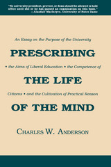 front cover of Prescribing the Life of the Mind