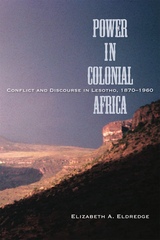 front cover of Power in Colonial Africa