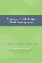 front cover of Noncognitive Skills and Their Development