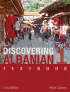 front cover of Discovering Albanian I Textbook