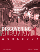 front cover of Discovering Albanian I Workbook