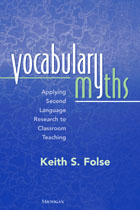 front cover of Vocabulary Myths