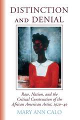 front cover of Distinction and Denial