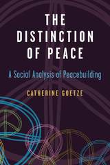 front cover of The Distinction of Peace