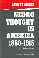 front cover of Negro Thought in America, 1880-1915