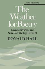 front cover of The Weather for Poetry
