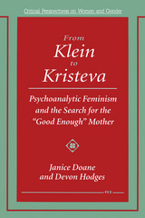 front cover of From Klein to Kristeva