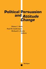 front cover of Political Persuasion and Attitude Change