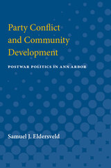 front cover of Party Conflict and Community Development