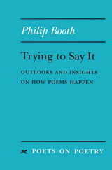 front cover of Trying to Say It