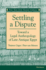 front cover of Settling a Dispute