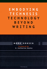 front cover of Embodying Technesis