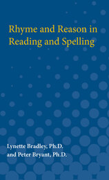 front cover of Rhyme and Reason in Reading and Spelling