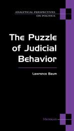 front cover of The Puzzle of Judicial Behavior