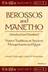 front cover of Berossos and Manetho, Introduced and Translated