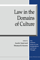 front cover of Law in the Domains of Culture