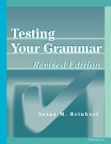 front cover of Testing Your Grammar, Revised Edition