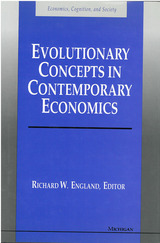 front cover of Evolutionary Concepts in Contemporary Economics
