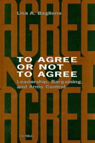 front cover of To Agree or Not to Agree