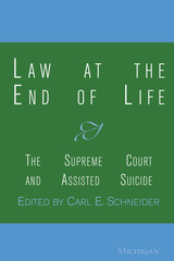 front cover of Law at the End of Life