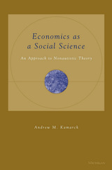 front cover of Economics as a Social Science