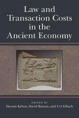 front cover of Law and Transaction Costs in the Ancient Economy