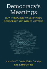 front cover of Democracy's Meanings