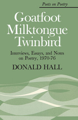 front cover of Goatfoot Milktongue Twinbird