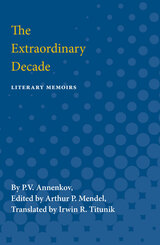 front cover of The Extraordinary Decade