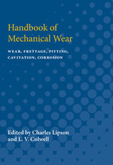front cover of Handbook of Mechanical Wear