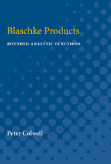 front cover of Blaschke Products