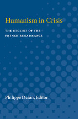 front cover of Humanism in Crisis